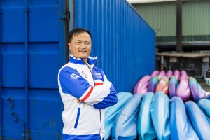 海大陳建文率隊征戰拔河賽 勇奪六金