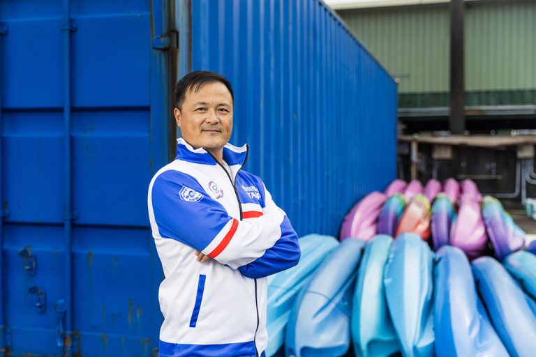 海大陳建文率隊征戰拔河賽 勇奪六金