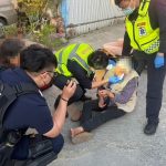 潭子警民攜手守護 熱心男即時止血助老婦就醫