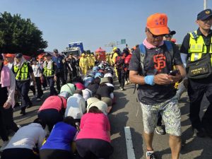 白沙屯媽祖途經港區 清水警日夜維安