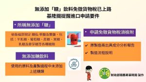 無添加糖飲料免貨物稅 基隆關：報關文件缺一不可