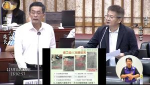 張勝富為大社及仁武基層建設發聲