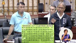 張漢忠質詢農林部門 為市民權益發聲