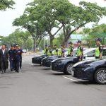 嘉縣警力再升級 翁章梁校閱各式全新警用車輛