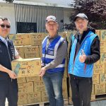 大規模土崩 中市府送水抵梨山