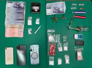 二男分工合作販毒 刑大幹員逮獲送辦