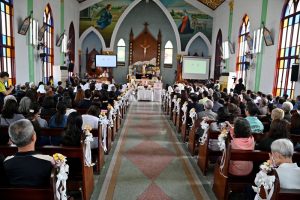 宜蘭秘克琳神父告別彌撒 慈濟基金會表達致意