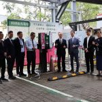 新竹靜思堂啟用「全綠能充電示範站」