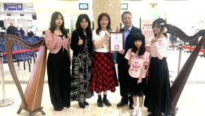 北榮桃園分院豎琴演出 溫暖療癒