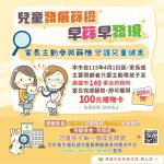 兒童免費發展篩檢 衛局贈百元禮物卡