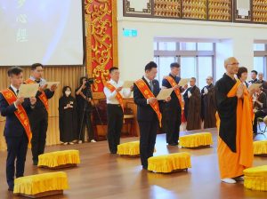 台灣靈巖山寺台中念佛堂舉行護國息災大悲懺法會 近千名信眾共襄盛舉