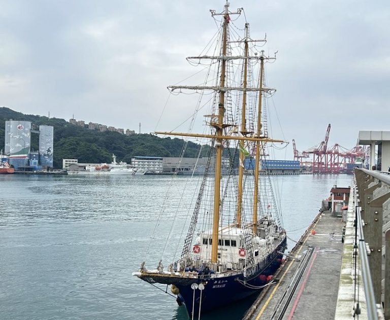 未來號靠泊基隆港 台日交流培育海事人才