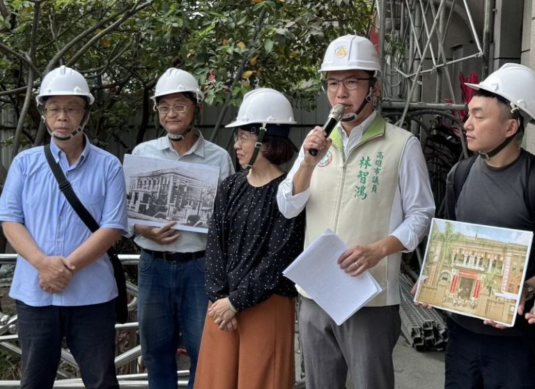 林智鴻攜手公民團體籲搶救鳳山街役場