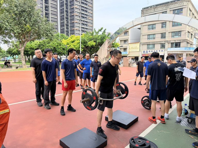 苗栗消防體能測驗展鋼鐵體魄