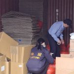 海關市面掃蕩走私大陸乾香菇及食品