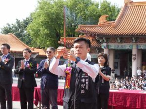 中市孔廟舉辦「躍馬迎福˙筆定金榜」活動