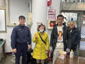 男子清晨至派出所求助 成功警助失蹤人口平安返家