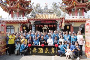 翁章梁贈匾太保北極宮真武顯赫