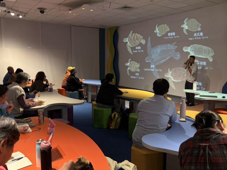海科館教師研習營 結合影像認識海龜
