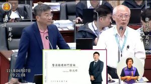 鄭光峰關切醫療政策、環保及毒酒駕 要求市府團隊重視