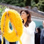 鄭麗文赴慈湖謁陵 盼歷史悲劇不再重演 兩岸和平共榮