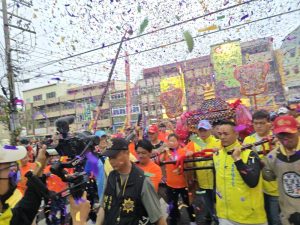大甲媽深夜起駕 清水警全力維安