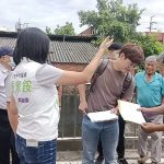 龍泉市場前道路塌陷 張家銨到場關心