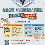 台船今年強勢招考283名生力軍