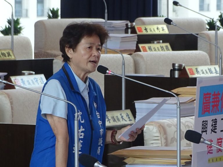 沈佑蓮爭取北屯廍子里增設人行道 建設局:將在下半年動工改善