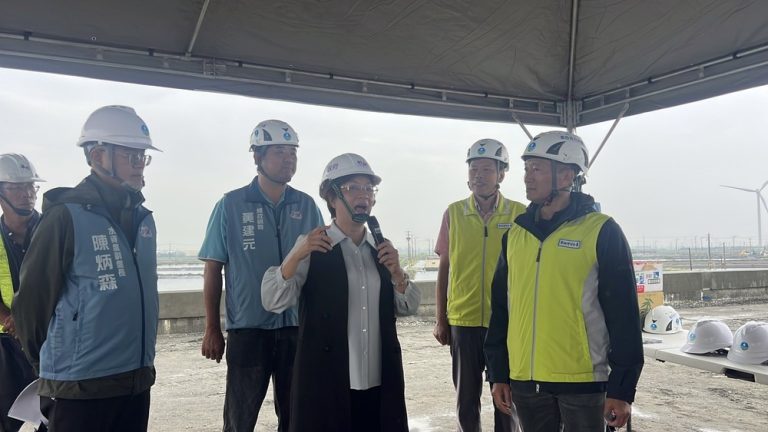王惠美視察福寶海堤海岸改善工程