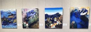 建築師畫家羅榮源玉山風華個展 彰化藝術館開幕