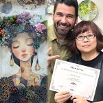 許玲玲紙藝多媒材拼貼個展 基醫展出