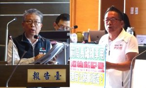 前台中環保局長陳宏益下台後繼續使用環保局公務車