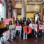屏東創世園遊會連擲12聖筊送黃金項鍊