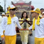 和平島天顯宮媽祖繞境 邱佩琳抬轎