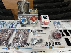 租屋處分裝毒品 中打逮3嫌查扣大批毒品