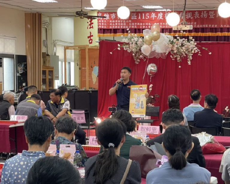 岡山警母親節前夕強化防詐與交安宣導
