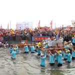 布袋新塭「衝水路、迎客王」熱鬧登場 吸引各地信眾共襄盛舉