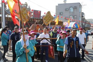 嘉義布袋魍港太聖宮媽祖遶境 翁章梁扶轎出巡
