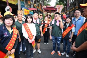 同安寮十二庄請媽祖遶境 王惠美接駕