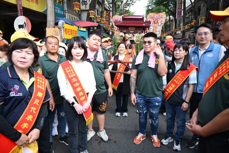 同安寮十二庄請媽祖遶境 王惠美接駕