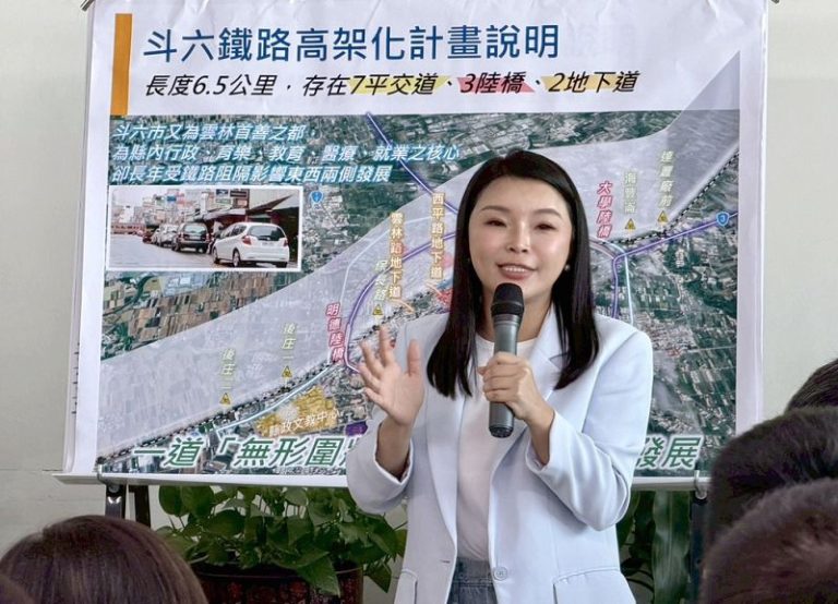 張嘉郡與立院交委會考察雲林 爭取斗六鐵路高架化與縣道164線拓寬