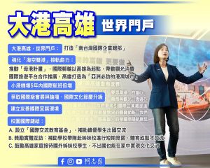 柯志恩：南方崛起邁向國際不該是口號