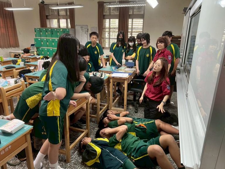 百福消防校園防火宣導 傳授火場保命黃金法則