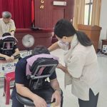 高雄辦視障按摩 暖心紓壓迎警察節