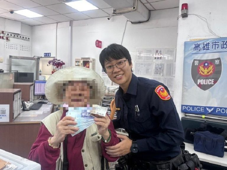 熱心民眾拾金不昧 民權警找回八旬婦生活費