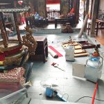 男大鬧萬和宮毀損物品當場遭制伏