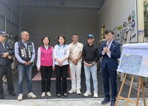 立委丁學忠張嘉郡爭取雨水下水道經費　改善北港褒忠淹水問題