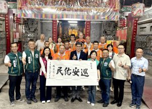 賴清德贈北港武德宮巡安宮墨寶