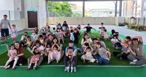 臺南親子館北區館露臺幸福遊花園啟用